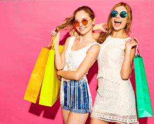 shopping girls